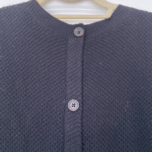 XS Black Madewell sweater dress with buttons down back - Picture 4 of 4